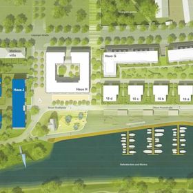 Grundriss Lageplan HafenCity Dresden Leipziger Straße 27 a bis e