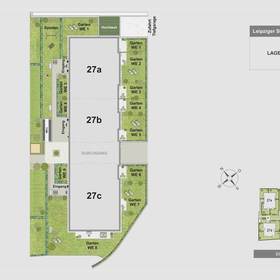 Grundriss Lageplan Dresden HafenCity Leipziger Straße 27 a bis c