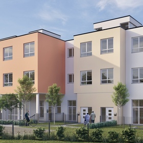 Quartier an der Kellei Dresden Stadtvillen Blick auf Eingangsbereich