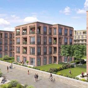 HafenCity Dresden Stadtvilla am Elbbogen Haus 15 Ansicht Häuser 15a und 15b